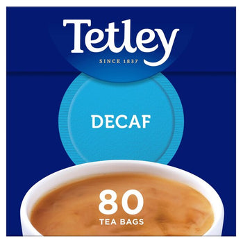 Tetley Bolsas de té descafeinadas 80 por paquete