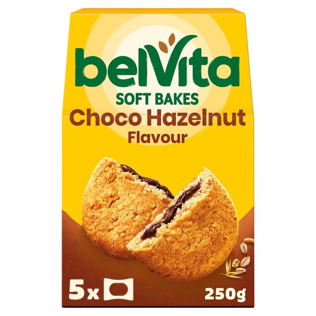 Belvita Choco Hazelnut Soft Bakes Breakfast Breakfast Biscuits 5 x 40g