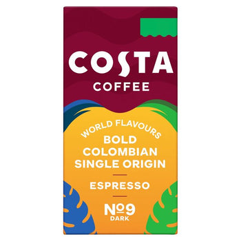 Costa Coffee Nespresso compatible Columbian Roast Espresso 10 par paquet