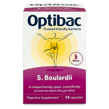 Optibac Saccharomyces Boulardii 16 Capsules