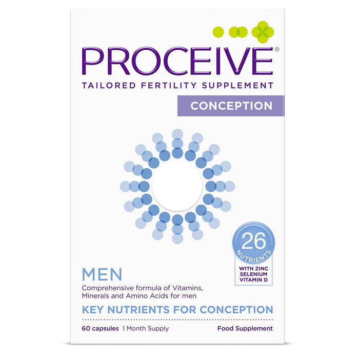 Capsulas de concepción de suplemento de fertilidad para hombres. 60 por paquete