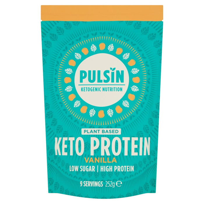 Pulsinketo -Vanille -Vegan -Proteinpulver 252G