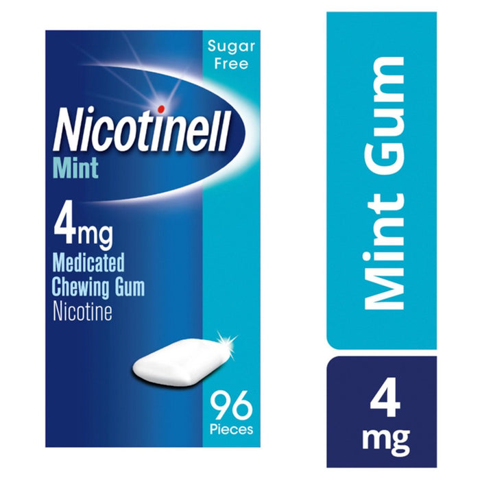 Nicotinell Mint 4mg Gum 96 por paquete