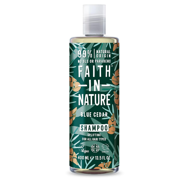 Faith in Nature for Men Blue Cedar Shampoo 400ml