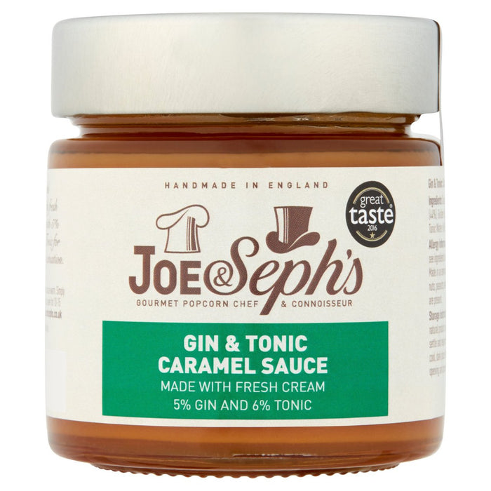Salsa de caramelo gin y tónico de Joe & Seph 230g