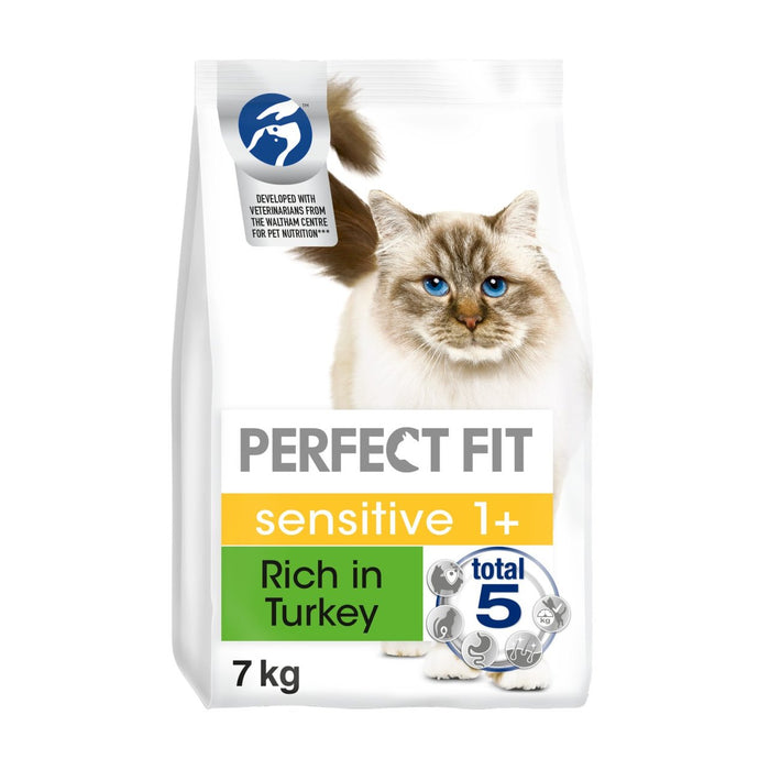 Perfect Fit Cat Trockenempfindlich 1+ Truthahn 7 kg