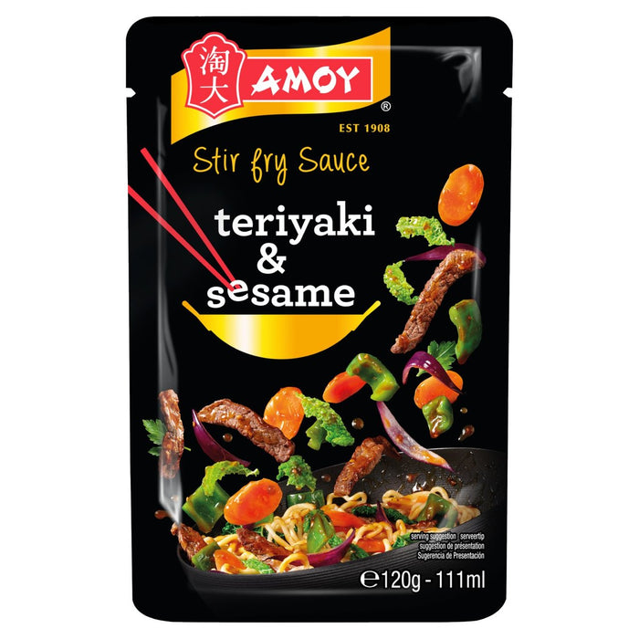 Amoy Teriyaki & geröstete Sesamsamen Rühren Braten Sauce 120g
